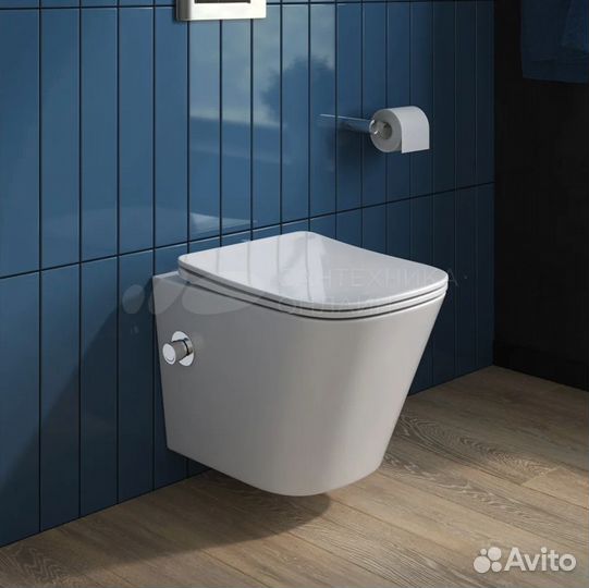 Унитаз подвесной BelBagno Due BB3103CHR-BS/SC