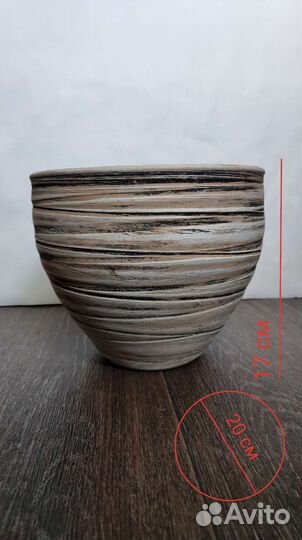 Горшок для цветов керамика большой