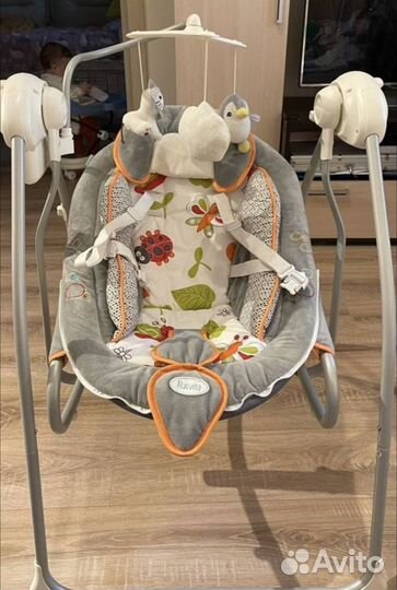 Детские качели шезлонг