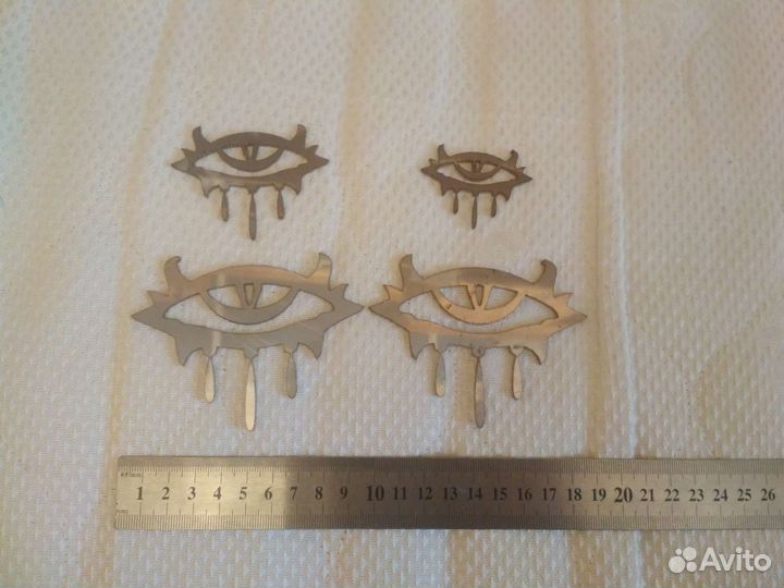 Игровые эмблемы из 2мм нержавейки