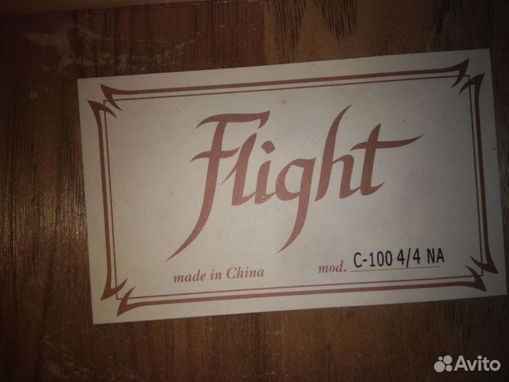 Классная гитара Flight C100 4/4 NA