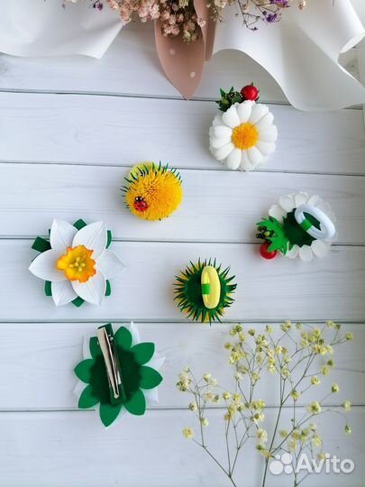 Набор резинок для девочек ручной работы