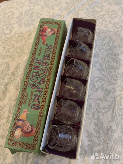 Набор стопок 6 шт, новые