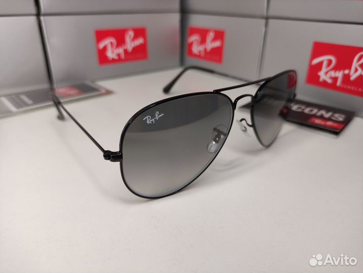 Очки Ray Ban Aviator 3025 темные