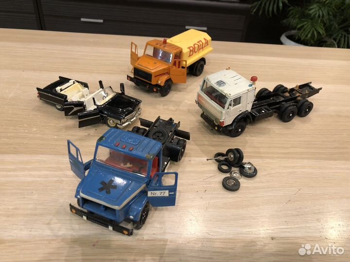 Модельки автомобилей СССР 1:43 на запчпсти