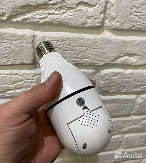 Камера видеонаблюдения лампочка WiFi 8mp