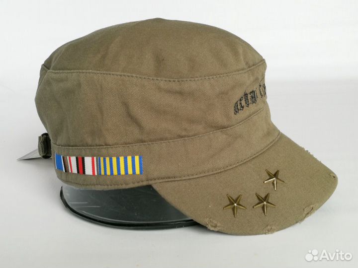 Классическая глубокая бейсболка милитари 