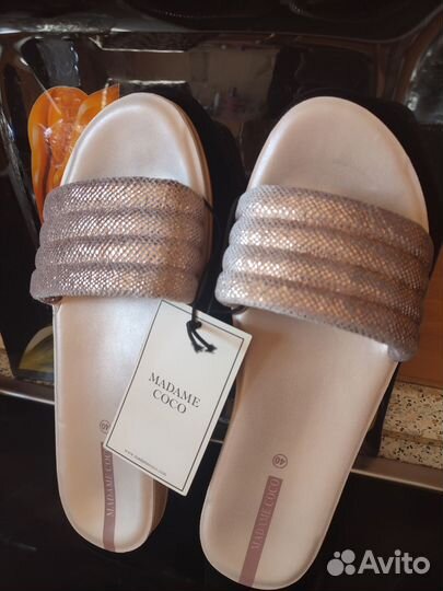 Шлепанцы 40 размер, новые Сандалии, Тапочки