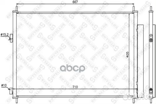 NS940021 8846042100 радиатор конд Toyota Rav IV