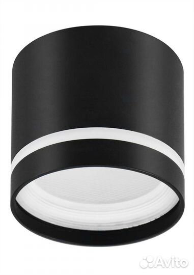 Светильник встраиваемый потолочный черный
