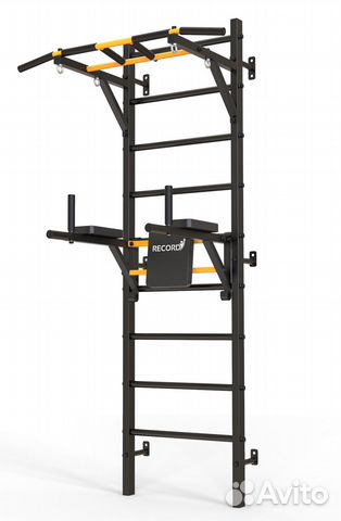 Шведская стенка Рекорд Монолит №2 - турник фиксиро