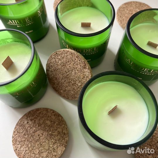 Ароматические соевые свечи ручной работы