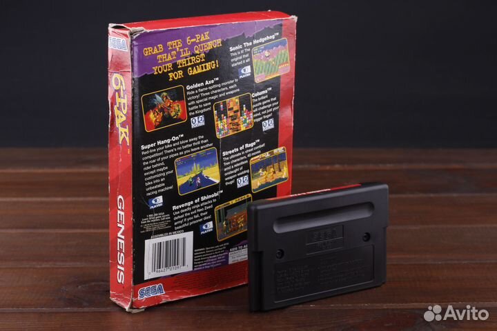Sega Genesis 6-Pak Оригинал ntsc-U