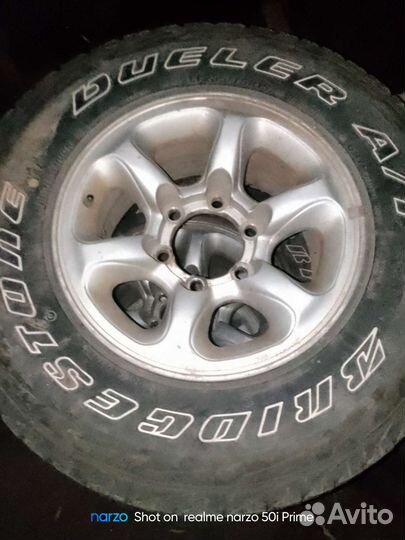 R15 Bridgestone Dueler A/T 235/75, PCD 6x98 DIA 15
