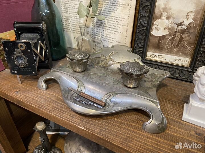 Антикварный письменный прибор, модерн