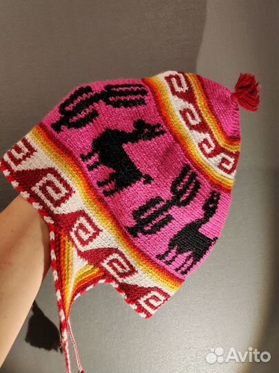 Шапки перуанские из шерсти альпака