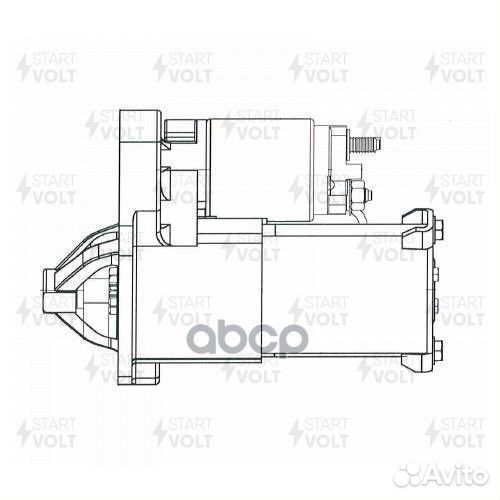 Стартер chery indis 10/kimo 07- 1.3I 1.1кВт LS