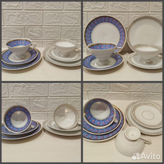 Трио чайное фарфор Германия