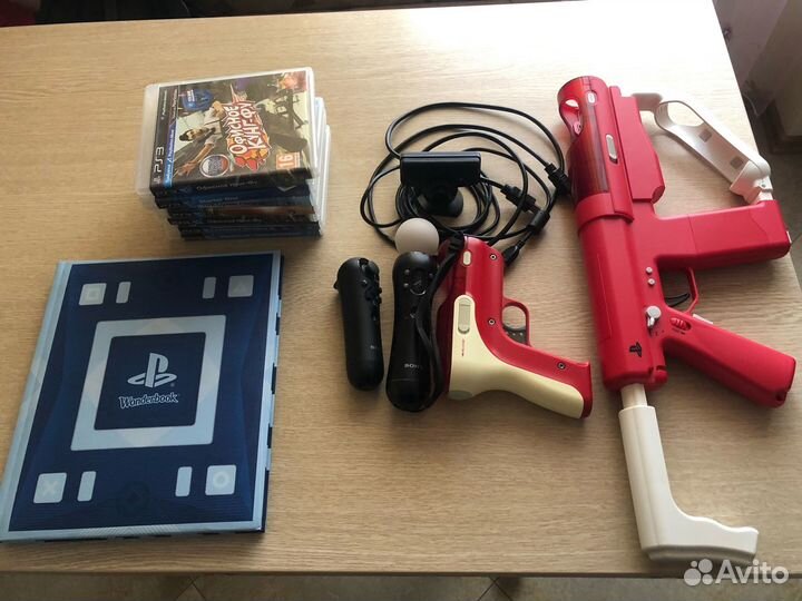 Sony playstation 3 move + аксессуары и игры