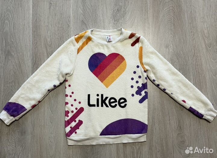 Толстовка Likee велюровая для девочки, рост 146