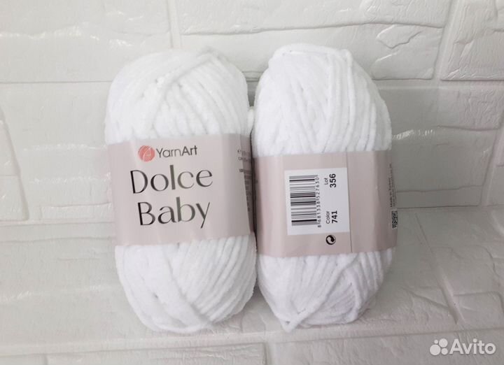 Плюшевая пряжа YarnArt Dolce Baby