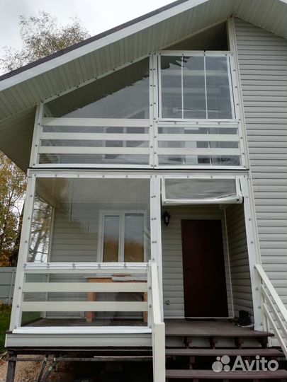 Установка мягких окон