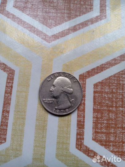 Монета liberty Ouarter Dollar