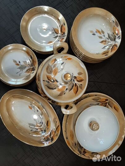 Столовый сервиз посуды с супницей 23 предмета