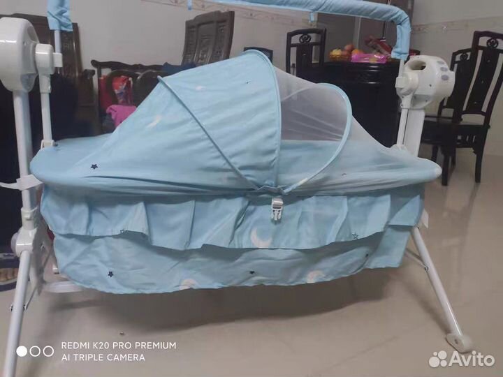 Кроватка колыбель электрическая для новорожденных