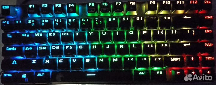 Игровая мех. клавиатура E-yooso Z-88 TKL RGB