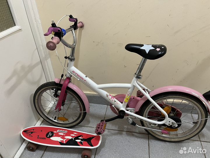 Детский велосипед btwin 16