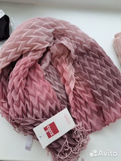 Новый шарф хомут перчатки по