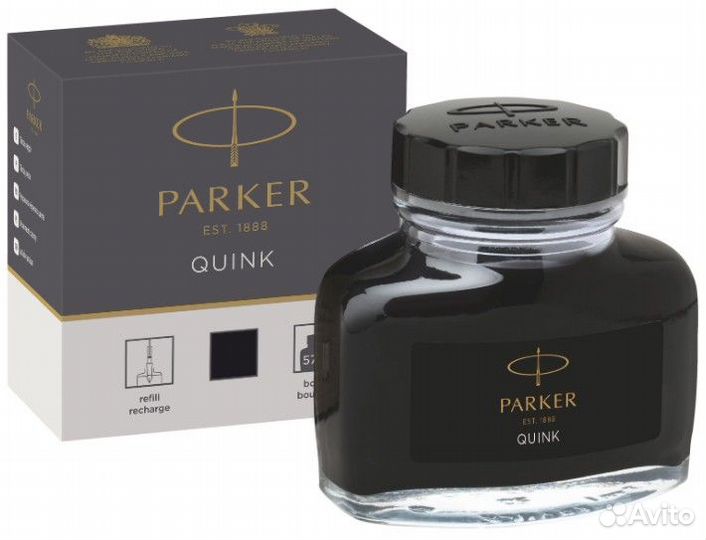 Перьевая ручка Pilot + чернила чёрные parker