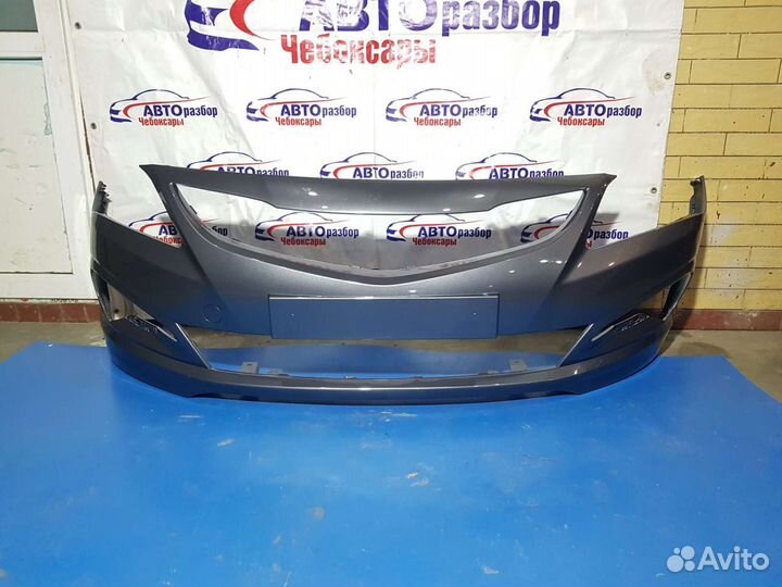 Бампер передний задний Hyundai Solaris 14-2017г