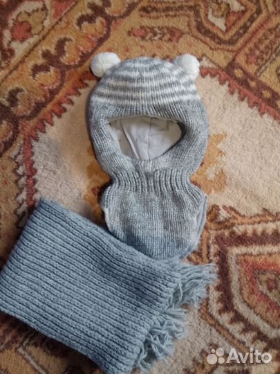 Комплект шапка и шарф
