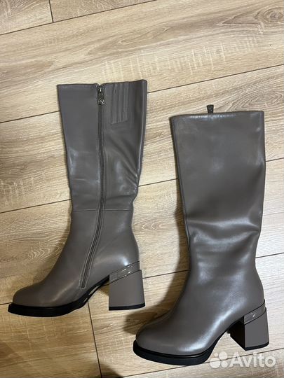 Сапоги зимние натуральная кожа, новые, размер 40