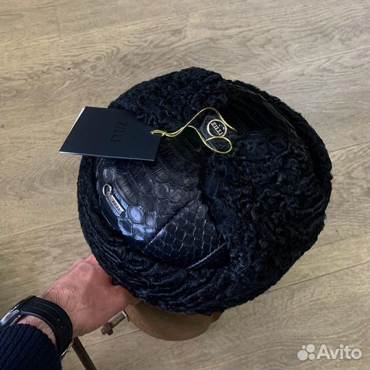 Ушанки Zilli Норка Каракуль Питон