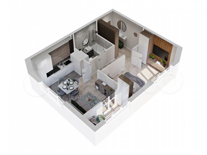 1-к. квартира, 39,6 м², 4/24 эт.