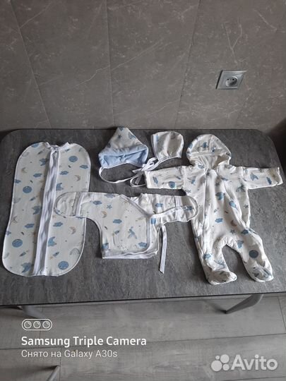 Комплект на выписку для мальчика