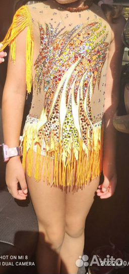 Купальник гимнастический для выступлений на 6-7