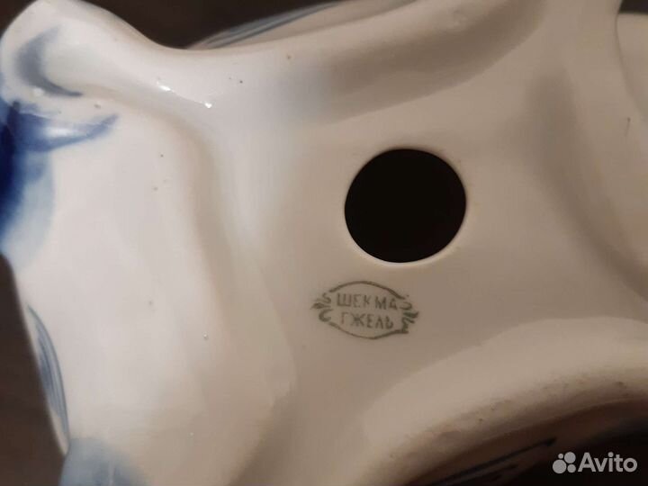 Копилка Поросёнок Гжель