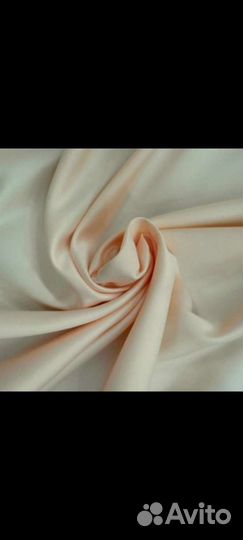 Атлас матовый, плотный