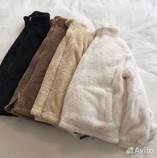 Женское плюшевое меховое худи