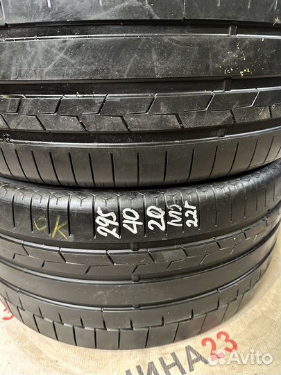 Continental SportContact 6 265/45 R20 и 295/40 R20 108Y