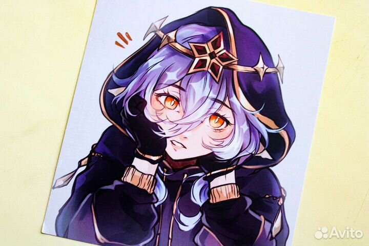 Открытки и принты Геншин импакт Genshin Impact