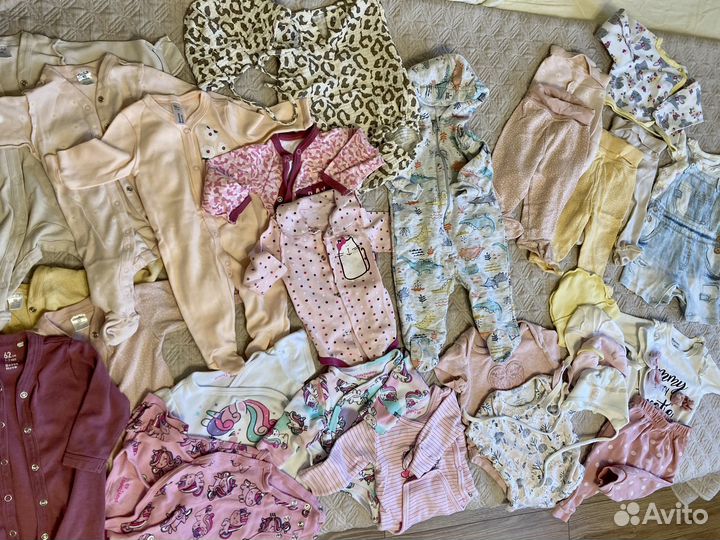 Пакет вещей для девочки 56-62