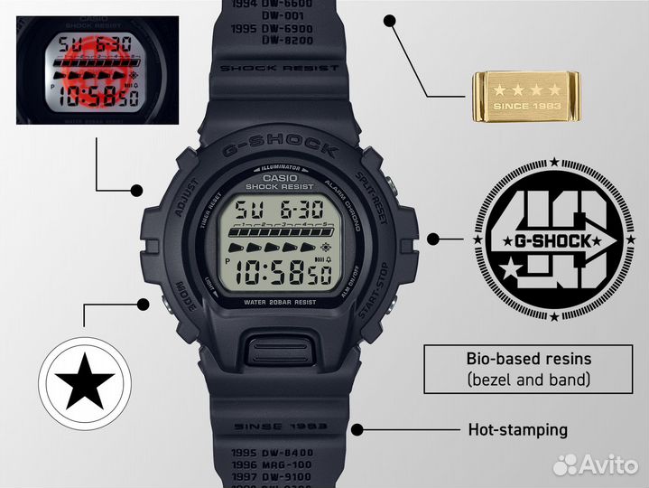 Casio G-Shock DW-6640RE