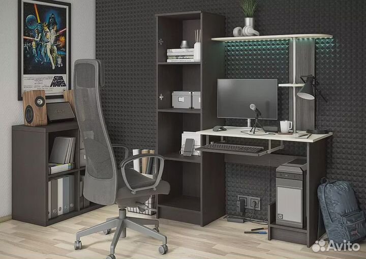 Стол компьютерный кс со шкафом быстрая доставка