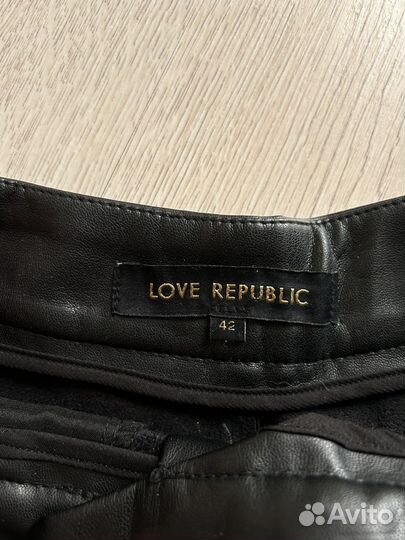 Шорты женские кожаные Love Republic