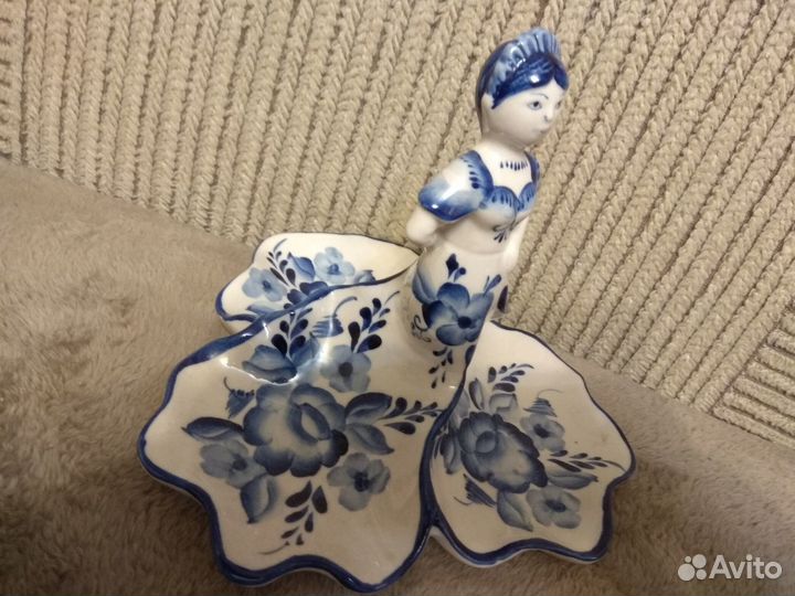 Фарфоровая статуэтка для соли, перца И горч